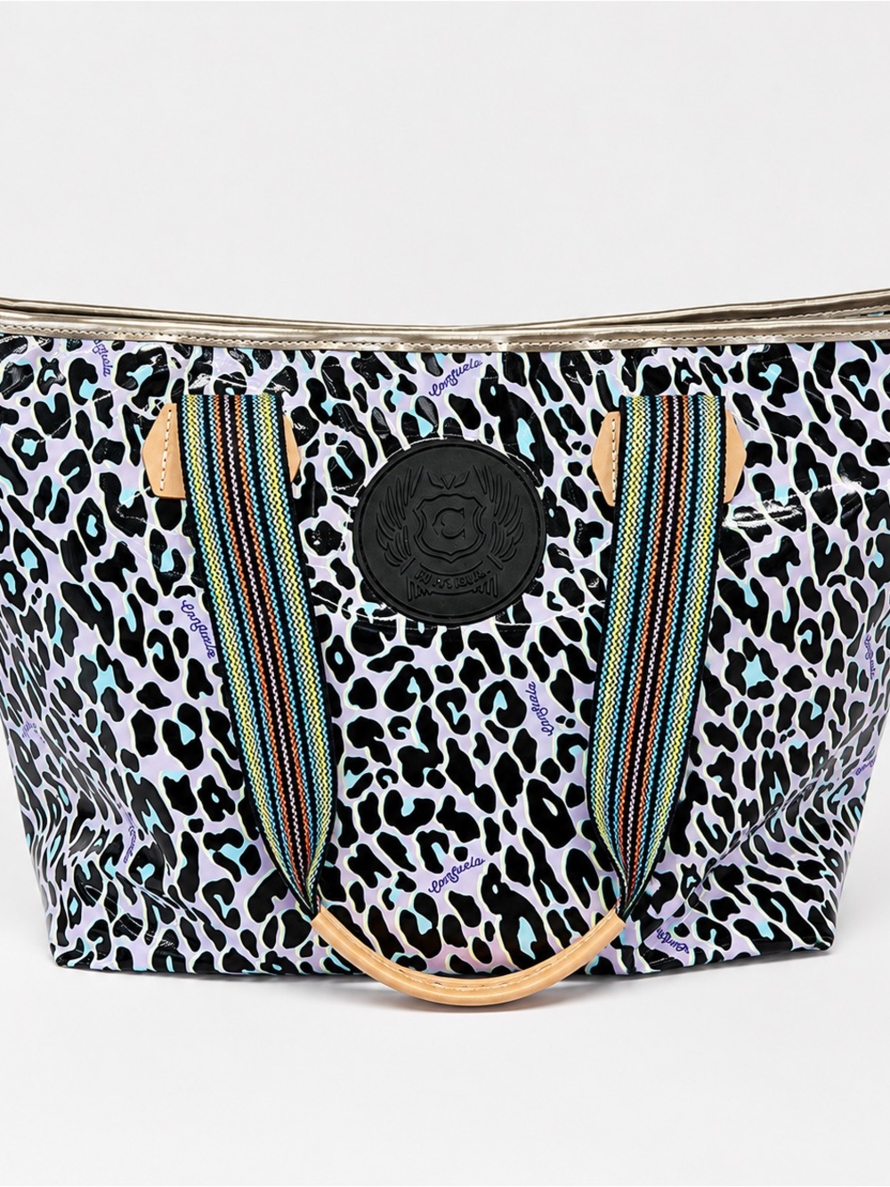Consuela Big Breezy Tote Dee Dee Leopard Print Multicolor Bag - Picture 3 of 9